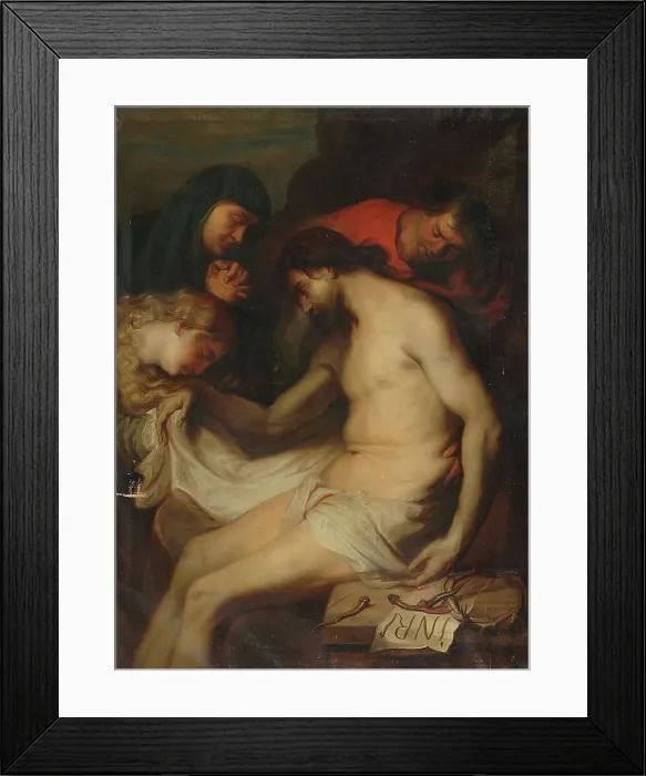 Framed Print : The Descent from the Cross, 1815-1949. Creator: Salomon Andersson Framed Print : The Descent from the Cross, 1815-1949. Creator: Salomon Andersson
