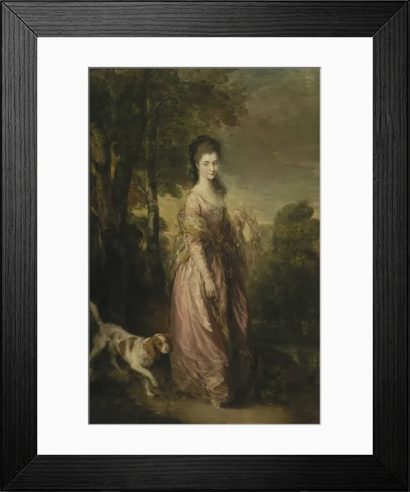 Framed Print : Portrait of Elisabeth Lowndes-Stone, née Garth, c1775. Creator: Gainsborough, Thomas (1727-1788) Framed Print : Portrait of Elisabeth Lowndes-Stone, née Garth, c1775. Creator: Gainsborough, Thomas (1727-1788)