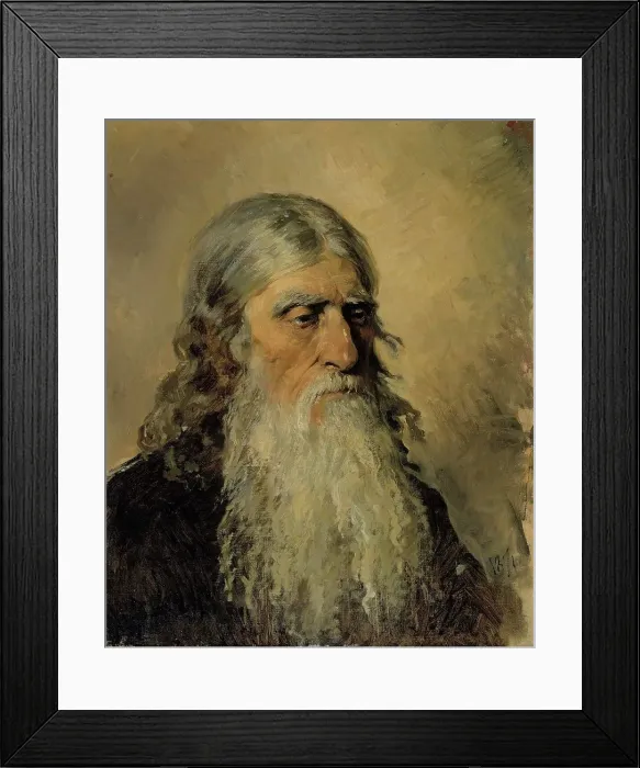 Framed Print : The Old Man, 1871. Creator: Vasilij Dmitrievic Polenov Framed Print : The Old Man, 1871. Creator: Vasilij Dmitrievic Polenov