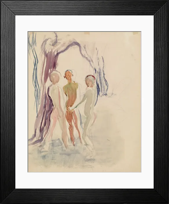 Framed Print : Boys, 1900-1925. Creator: Magnus Enckell Framed Print : Boys, 1900-1925. Creator: Magnus Enckell