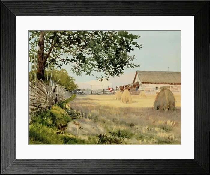 Framed Print : The Finnish Landscape, 1891. Creator: Albert Nikolajevitsch Benois Framed Print : The Finnish Landscape, 1891. Creator: Albert Nikolajevitsch Benois
