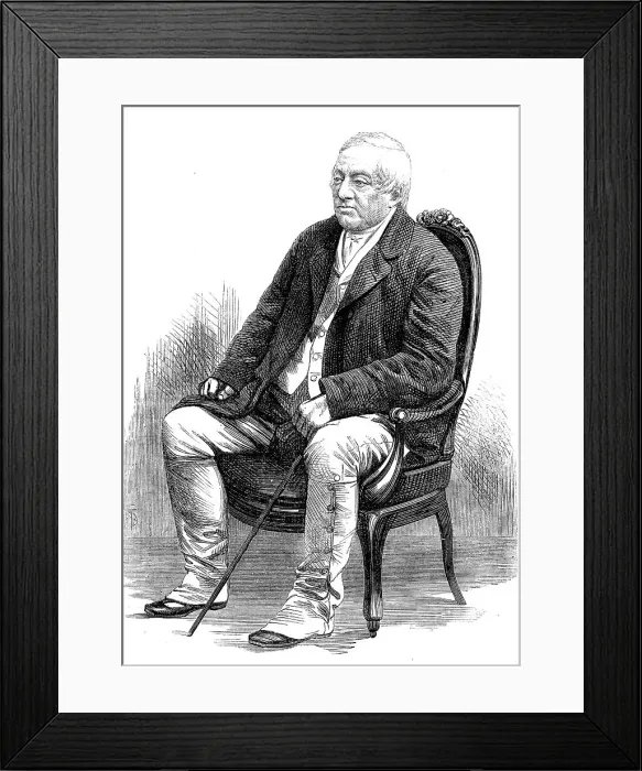 Framed Print : The late Mr. John Scott, 1871. Creator: Unknown Framed Print : The late Mr. John Scott, 1871. Creator: Unknown