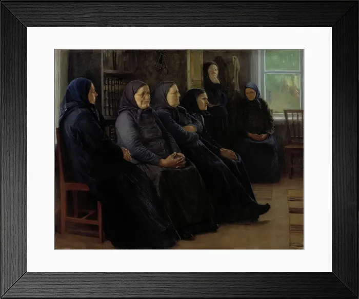 Framed Print : The Pietists, 1898. Creator: Venny Soldan-Brofeldt Framed Print : The Pietists, 1898. Creator: Venny Soldan-Brofeldt