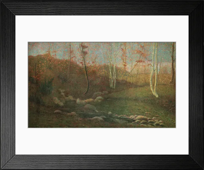 Framed Print : Winter Poem, Between 1894 and 1911. Creator: Grubicy de Dragon, Vittore (1851-1920) Framed Print : Winter Poem, Between 1894 and 1911. Creator: Grubicy de Dragon, Vittore (1851-1920)
