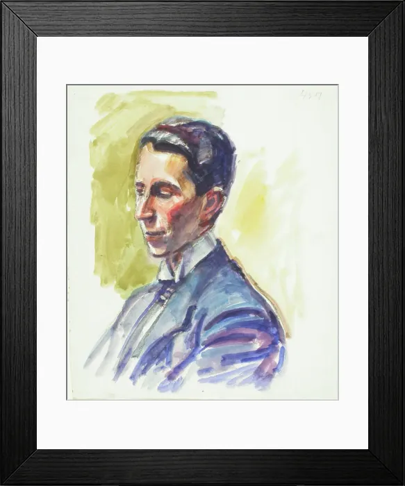 Framed Print : Sketch for a Portrait, c1910s. Creator: Verner Thome Framed Print : Sketch for a Portrait, c1910s. Creator: Verner Thome