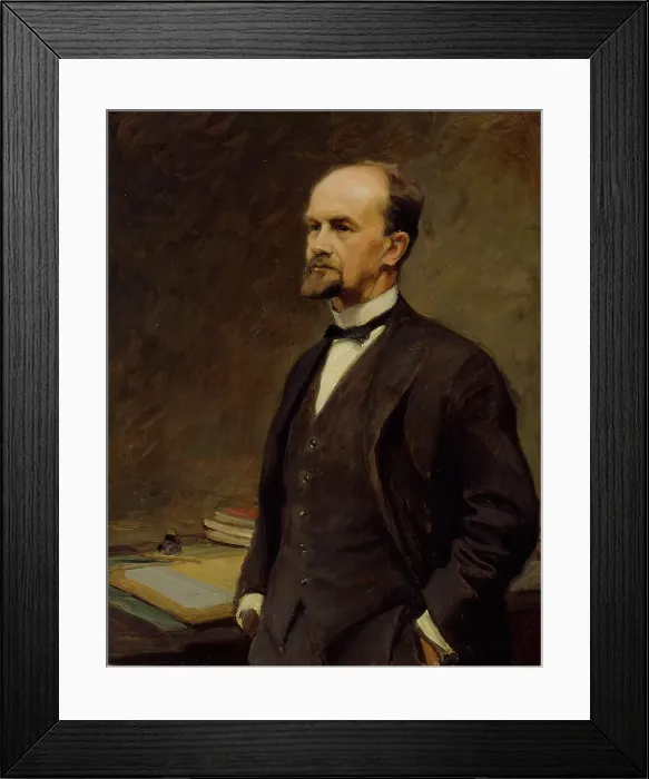 Framed Print : Portrait of Otto Manninen, 1923. Creator: Vilho Sjöström Framed Print : Portrait of Otto Manninen, 1923. Creator: Vilho Sjöström