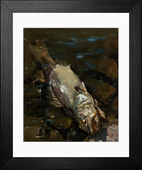 Framed Print : Decaying Sander, 1884. Creator: Akseli Gallen-Kallela Framed Print : Decaying Sander, 1884. Creator: Akseli Gallen-Kallela