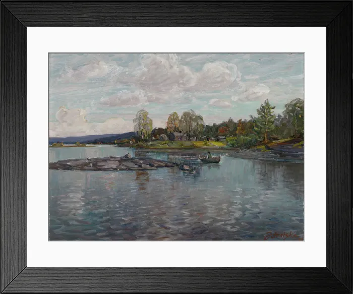 Framed Print : From home shores, 1936. Creator: Jonas Heiska Framed Print : From home shores, 1936. Creator: Jonas Heiska