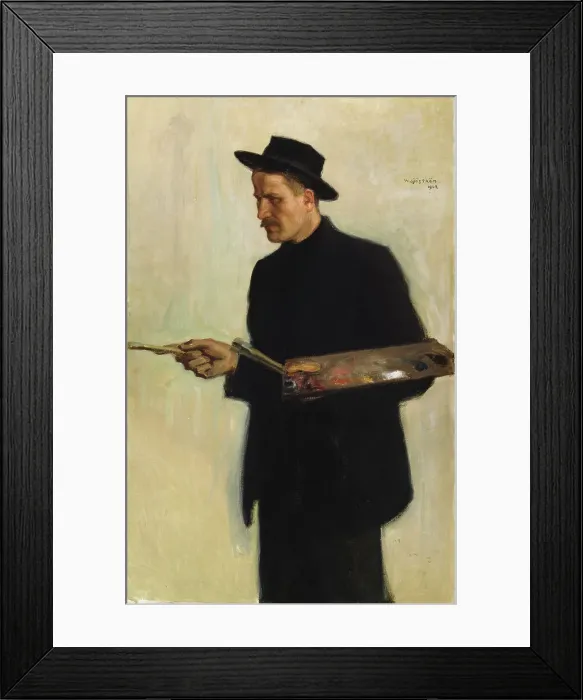 Framed Print : Self-Portrait, 1902. Creator: Vilho Sjöström Framed Print : Self-Portrait, 1902. Creator: Vilho Sjöström