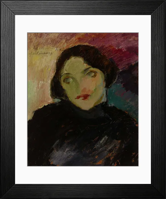 Framed Print : Portrait of Hilja Ramstedt, 1915. Creator: William Lonnberg Framed Print : Portrait of Hilja Ramstedt, 1915. Creator: William Lonnberg