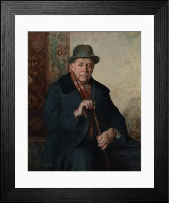 Framed Print : Composer Leevi Madetoja, 1941. Creator: Vilho Sjöström Framed Print : Composer Leevi Madetoja, 1941. Creator: Vilho Sjöström