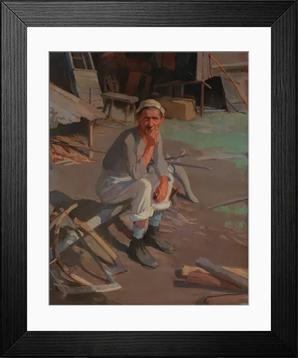 Framed Print : Rest, 1938. Creator: Vilho Sjöström Framed Print : Rest, 1938. Creator: Vilho Sjöström