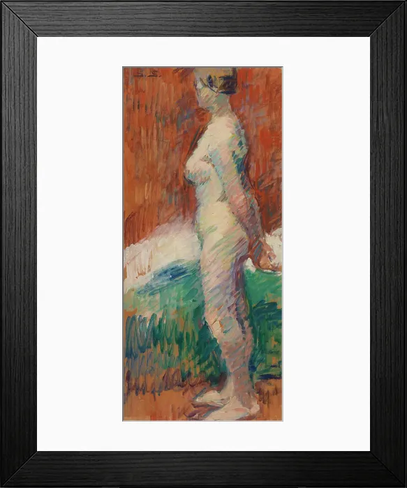 Framed Print : Model, 1908. Creator: Santeri Salokivi Framed Print : Model, 1908. Creator: Santeri Salokivi