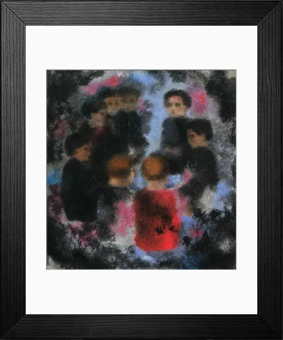 Framed Print : Boys, 1918. Creator: Giacometti, Augusto (1877-1947) Framed Print : Boys, 1918. Creator: Giacometti, Augusto (1877-1947)