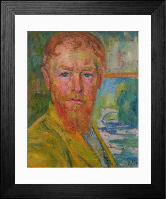 Framed Print : Self-portrait, 1923. Creator: Giacometti, Giovanni (1868-1933) Framed Print : Self-portrait, 1923. Creator: Giacometti, Giovanni (1868-1933)