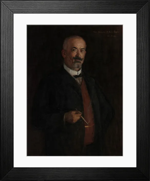 Framed Print : Portrait of the Industrialist August Keirkner, 1905-1918. Creator: Vilho Sjöström Framed Print : Portrait of the Industrialist August Keirkner, 1905-1918. Creator: Vilho Sjöström