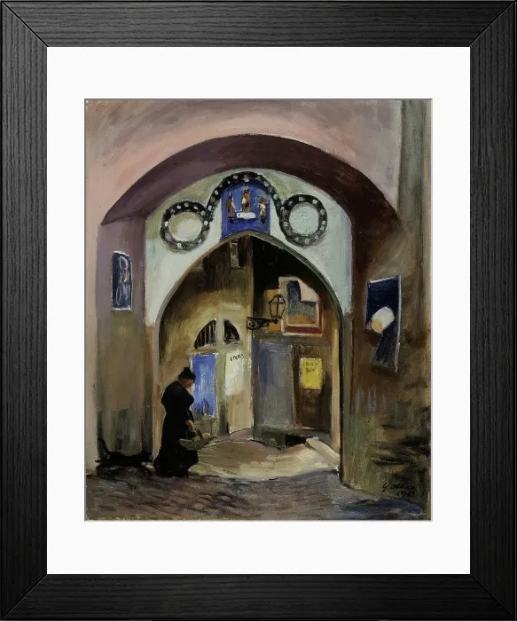 Framed Print : Vault in Semur, 1921. Creator: Yrjö Aleksander Ollila Framed Print : Vault in Semur, 1921. Creator: Yrjö Aleksander Ollila