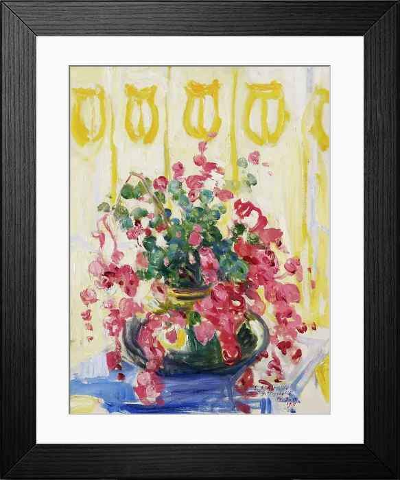 Framed Print : Flowers, 1912. Creator: Vilho Sjöström Framed Print : Flowers, 1912. Creator: Vilho Sjöström