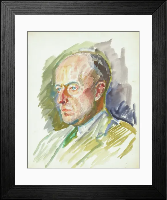 Framed Print : Sketch for a Portrait, c1910s. Creator: Verner Thome Framed Print : Sketch for a Portrait, c1910s. Creator: Verner Thome