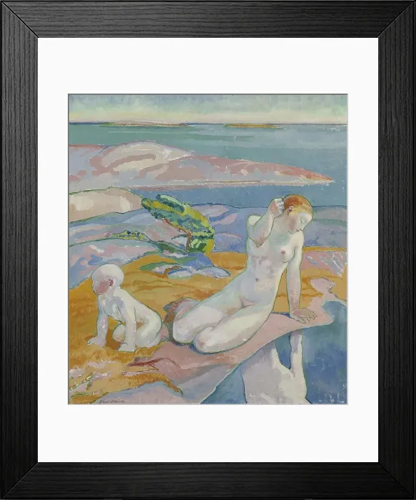 Framed Print : Decorative Painting, 1910. Creator: Yrjö Aleksander Ollila Framed Print : Decorative Painting, 1910. Creator: Yrjö Aleksander Ollila