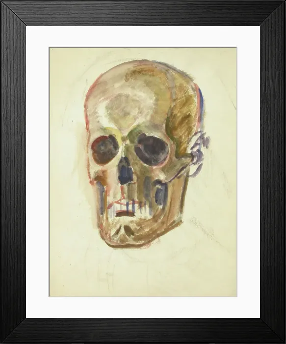 Framed Print : Skull, c1910s. Creator: Verner Thome Framed Print : Skull, c1910s. Creator: Verner Thome