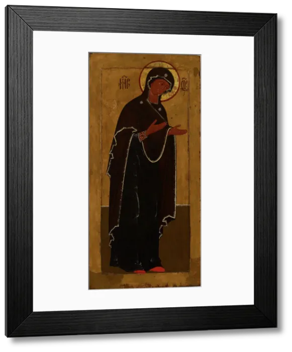 Framed Print : Mother of God from the Deesis group, Russian icon, 1885-1715. Creator: Unknown Framed Print : Mother of God from the Deesis group, Russian icon, 1885-1715. Creator: Unknown