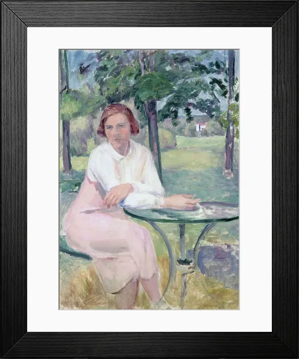 Framed Print : In the garden, 1932. Creator: William Lonnberg Framed Print : In the garden, 1932. Creator: William Lonnberg