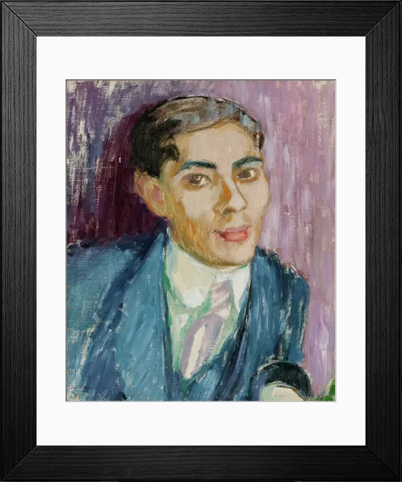 Framed Print : Portrait of Valle Rosenberg, 1911. Creator: William Lonnberg Framed Print : Portrait of Valle Rosenberg, 1911. Creator: William Lonnberg