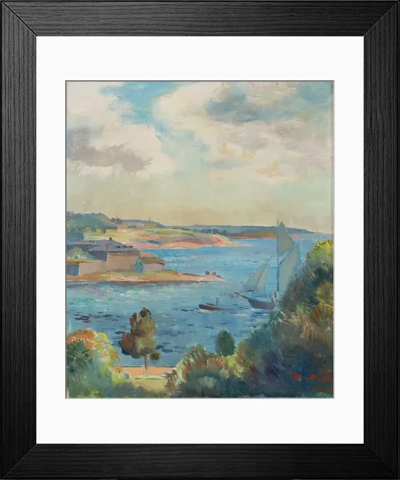 Framed Print : From Kaivopuisto, 1937. Creator: William Rosenberg Framed Print : From Kaivopuisto, 1937. Creator: William Rosenberg
