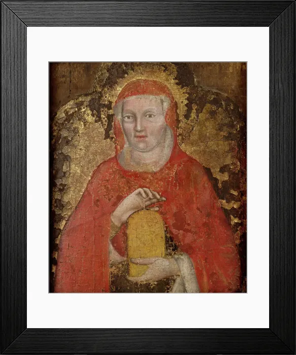 Framed Print : Mary Magdalene, 1350-1399. Creator: Giovannino di Pietro da Venezia Framed Print : Mary Magdalene, 1350-1399. Creator: Giovannino di Pietro da Venezia