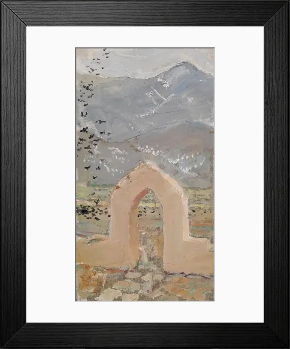 Framed Print : Gate in Taos, 1925. Creator: Akseli Gallen-Kallela Framed Print : Gate in Taos, 1925. Creator: Akseli Gallen-Kallela