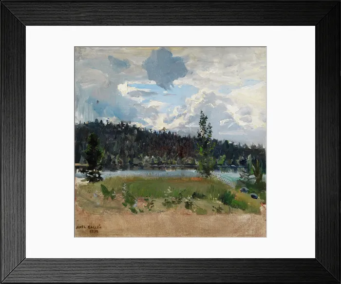 Framed Print : Light behind the Clouds, 1899. Creator: Akseli Gallen-Kallela Framed Print : Light behind the Clouds, 1899. Creator: Akseli Gallen-Kallela