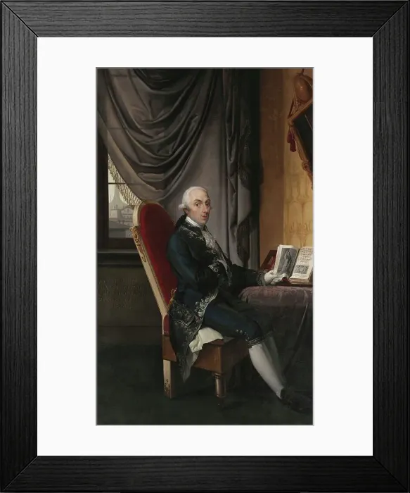 Framed Print : Portrait of Count Pietro Francesco Visconti Borromeo (1747-1823), 1823-1824. Creator: Hayez, Francesco (1791-1882) Framed Print : Portrait of Count Pietro Francesco Visconti Borromeo (1747-1823), 1823-1824. Creator: Hayez, Francesco (1791-1882)