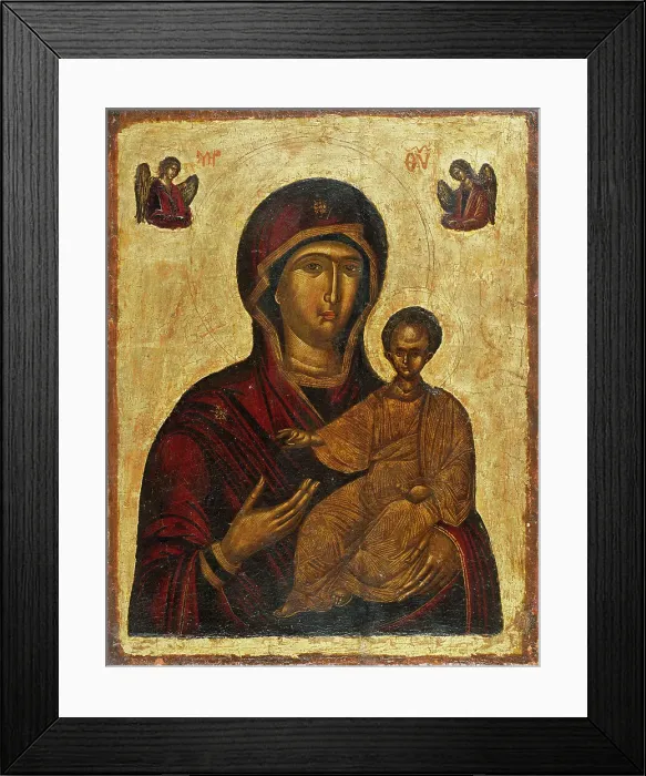 Framed Print : Mother of God, Hodegetria: Our Lady of the Way, 1500-1599. Creator: Unknown Framed Print : Mother of God, Hodegetria: Our Lady of the Way, 1500-1599. Creator: Unknown