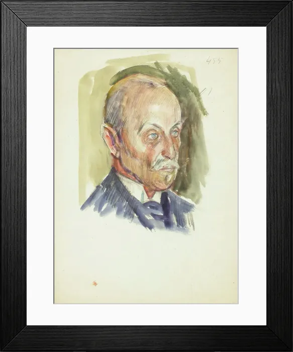 Framed Print : Sketch for a Portrait, c1910s. Creator: Verner Thome Framed Print : Sketch for a Portrait, c1910s. Creator: Verner Thome