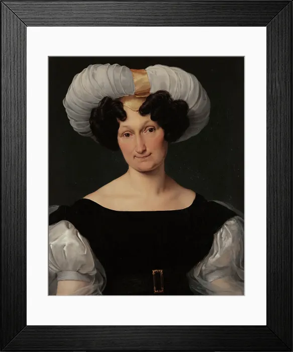 Framed Print : Portrait of Francesca Majnoni d'Intignano, 1829. Creator: Hayez, Francesco (1791-1882) Framed Print : Portrait of Francesca Majnoni d'Intignano, 1829. Creator: Hayez, Francesco (1791-1882)