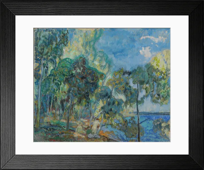 Framed Print : Landscape in Korpilahti, 1913. Creator: Yrjö Aleksander Ollila Framed Print : Landscape in Korpilahti, 1913. Creator: Yrjö Aleksander Ollila