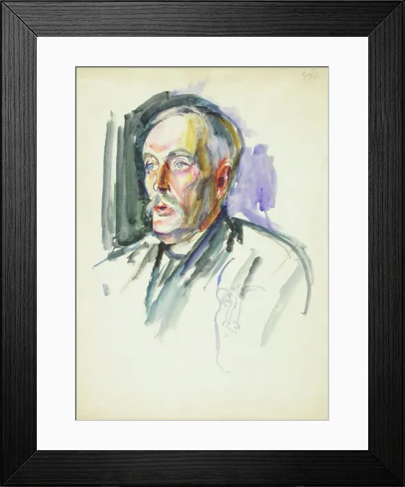 Framed Print : Sketch for a Portrait, c1910s. Creator: Verner Thome Framed Print : Sketch for a Portrait, c1910s. Creator: Verner Thome