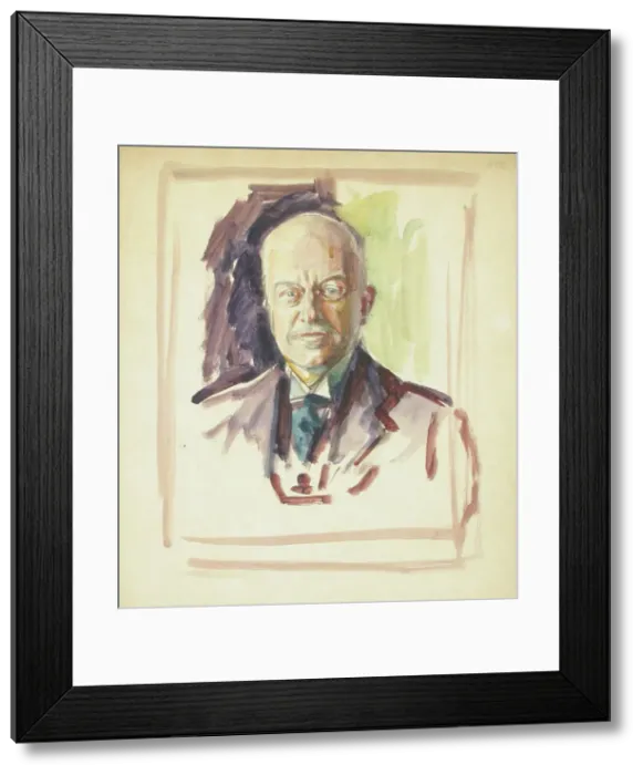 Framed Print : Sketch for a Portrait, c1910s. Creator: Verner Thome Framed Print : Sketch for a Portrait, c1910s. Creator: Verner Thome