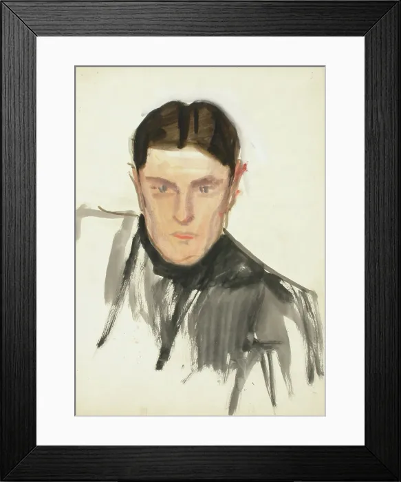 Framed Print : Sketch for a Portrait, c1910s. Creator: Verner Thome Framed Print : Sketch for a Portrait, c1910s. Creator: Verner Thome