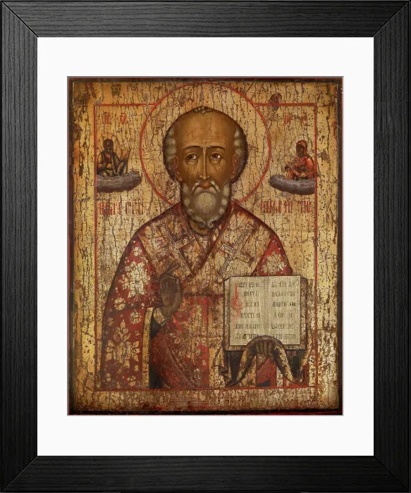 Framed Print : Saint Nicholas, 1700-1799. Creator: Unknown Framed Print : Saint Nicholas, 1700-1799. Creator: Unknown