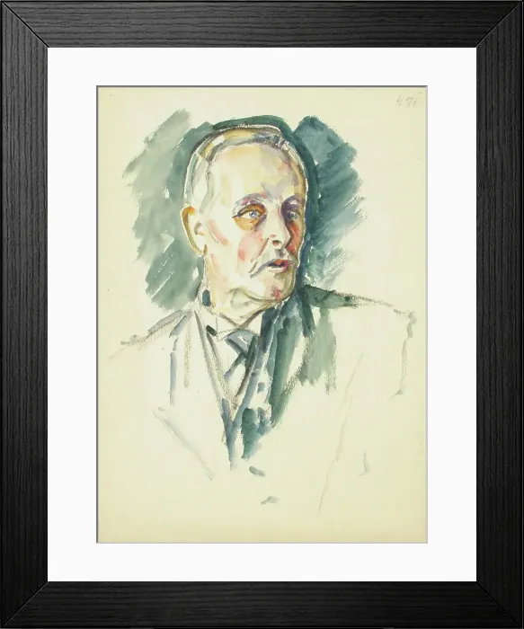 Framed Print : Sketch for a Portrait, c1910s. Creator: Verner Thome Framed Print : Sketch for a Portrait, c1910s. Creator: Verner Thome