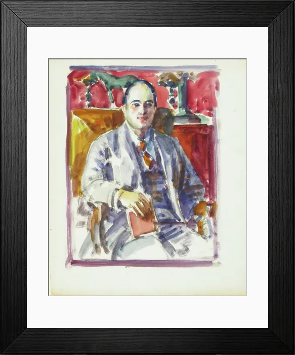 Framed Print : Sketch for a Portrait, c1910s. Creator: Verner Thome Framed Print : Sketch for a Portrait, c1910s. Creator: Verner Thome