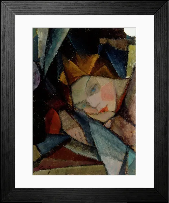 Framed Print : Head of a Woman, 1914-1920. Creator: Alvar Cawén Framed Print : Head of a Woman, 1914-1920. Creator: Alvar Cawén