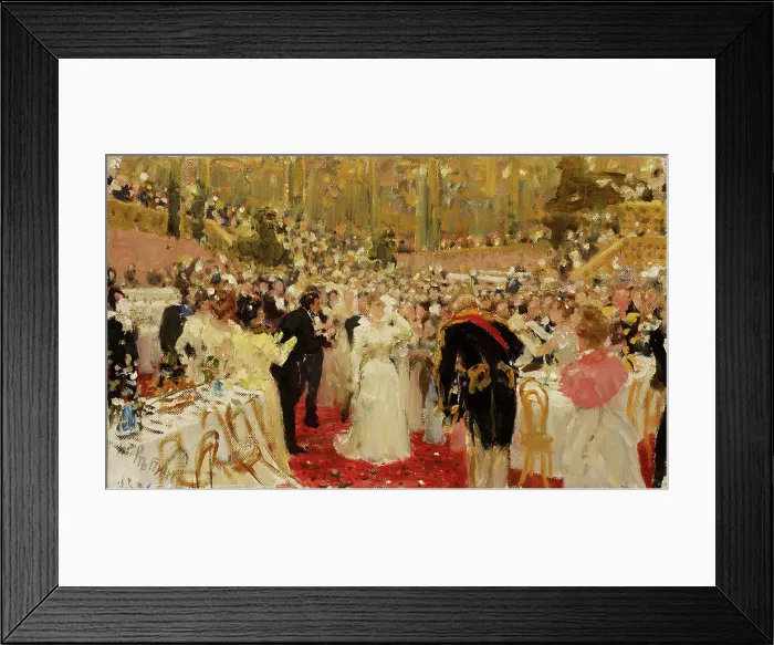 Framed Print : Party for the Aristocracy, 1894. Creator: Il'ya Repin