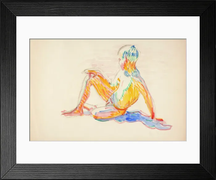 Framed Print : Nude Boy, study, 1910. Creator: Verner Thome Framed Print : Nude Boy, study, 1910. Creator: Verner Thome