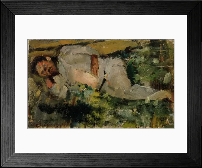Framed Print : Kekki the Farm-Hand, 1885. Creator: Akseli Gallen-Kallela Framed Print : Kekki the Farm-Hand, 1885. Creator: Akseli Gallen-Kallela