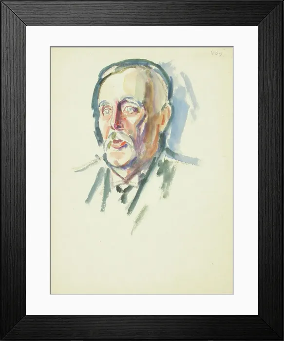 Framed Print : Portrait sketch, c1910s. Creator: Verner Thome Framed Print : Portrait sketch, c1910s. Creator: Verner Thome