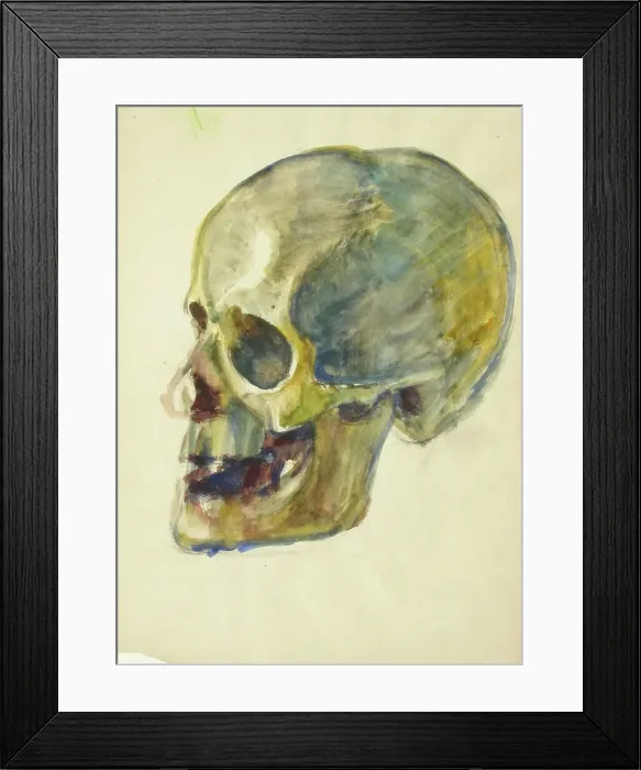 Framed Print : Skull, c1910s. Creator: Verner Thome