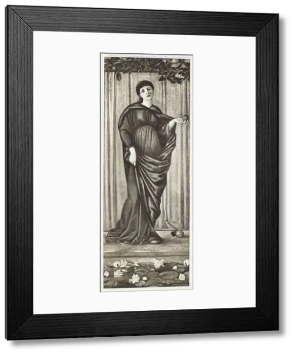 Framed Print : Lapse of the Year - Autumn, c1860s, (1900). Creator: Unknown Framed Print : Lapse of the Year - Autumn, c1860s, (1900). Creator: Unknown
